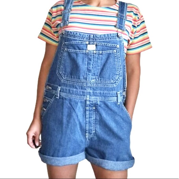 Calvin Klein Jeans Denim - Calvin Klein Jeans Vintage 90 Denim Short Overalls
